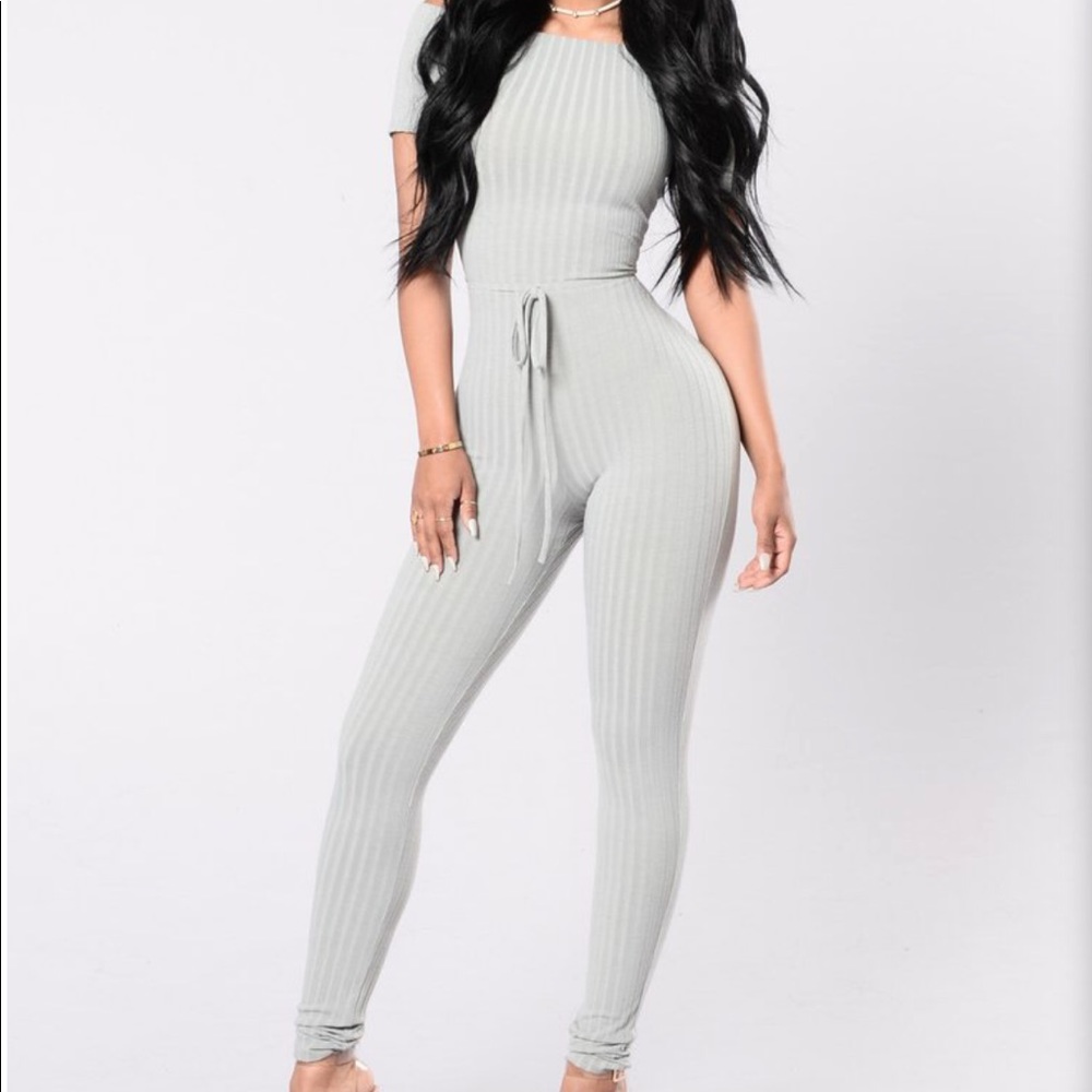 Fashion Nova Maria Maria Jumpsuit - Sage
